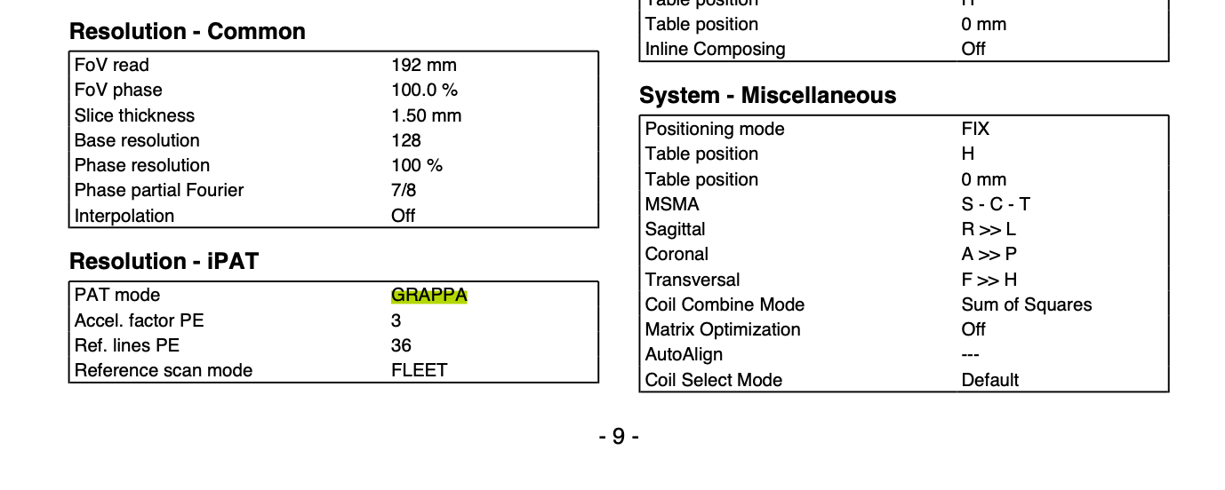 Scanning Protocol Example